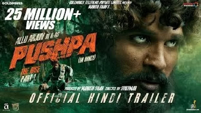 Pushpa Hindi Official Trailer ft. Allu Arjun